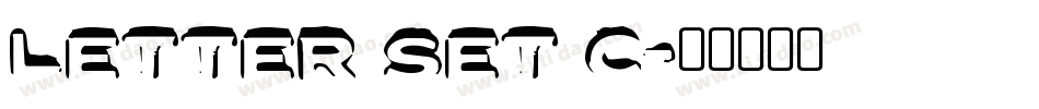 Letter Set C字体转换